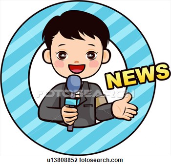 350x340 Reporter Clipart