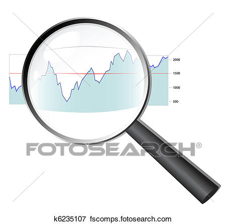450x447 Clip Art Of Market Research K6235107