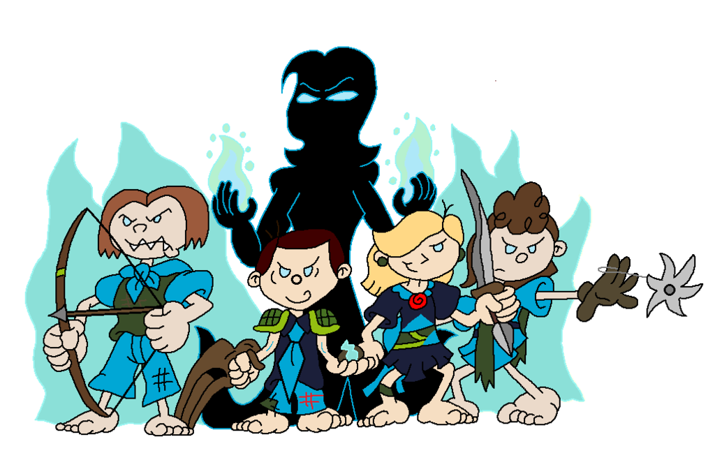 1024x649 It's Mother And Her Respectful Children! By Farinaartist