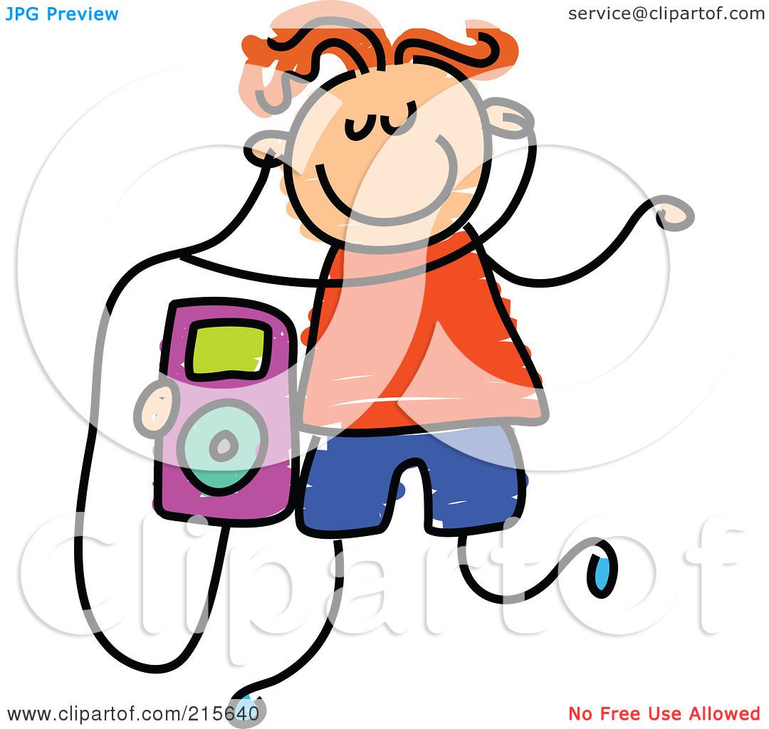 1080x1024 Clip Art Listening To Ipod Clipart