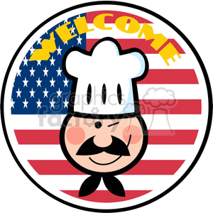 300x300 Royalty Free American Restaurant 382220 Vector Clip Art Image