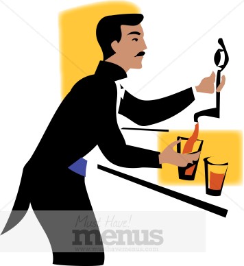 356x388 Beer Bartender Clipart Catering Clipart