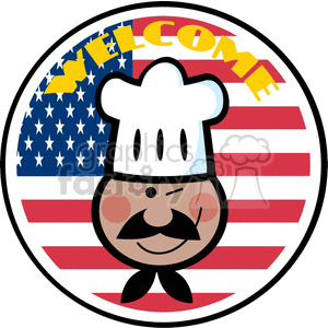 300x300 Royalty Free Welcome To American Restaurants 382108 Vector Clip