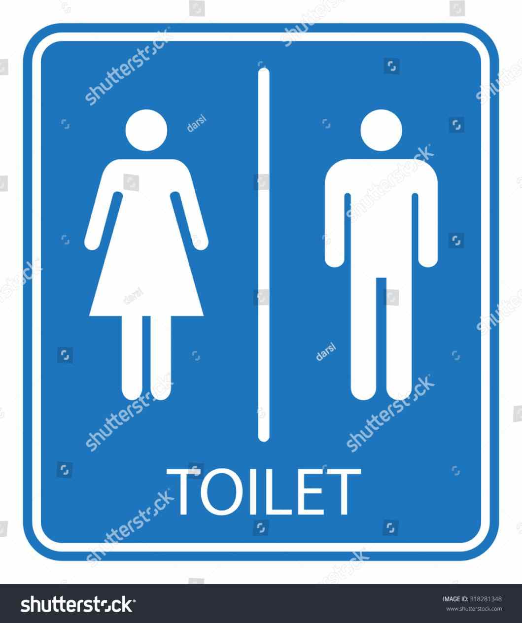 Restroom Clipart | Free download on ClipArtMag Man And Woman Bathroom Symbol