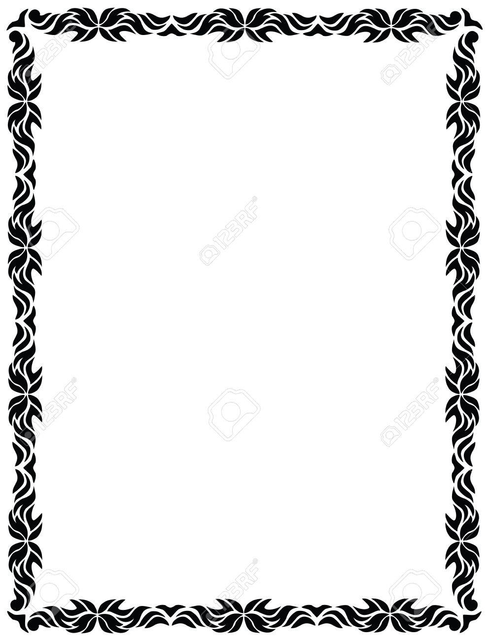 992x1300 Invitation Border
