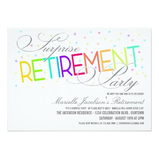 512x512 37 Best Retirement Party Invitations Images