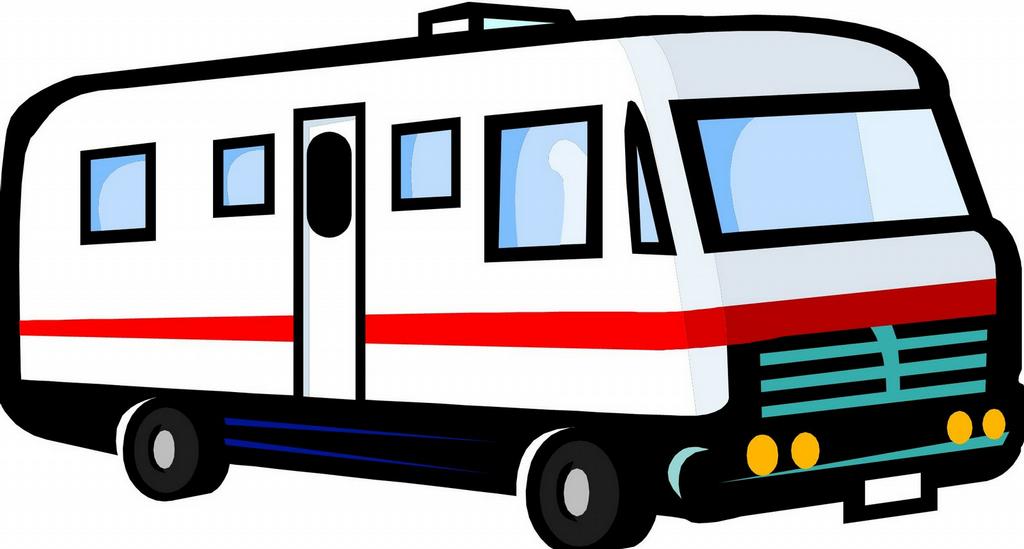 1024x549 Camper Clipart Camping Trailer