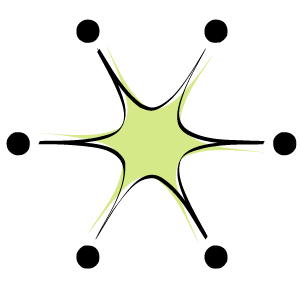 300x300 Retro Star Clipart