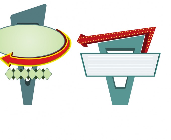 680x556 Retro 50s Clipart