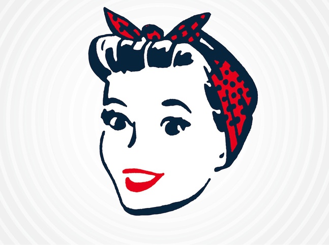 647x483 Retro Housewife Vector, Free Vector Images