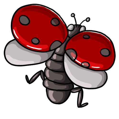 500x500 Free Ladybug Clip Art Drawings Andlorful Images 9