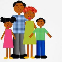 236x236 Idea Reunion African American Family Art Clipart 12445 Family
