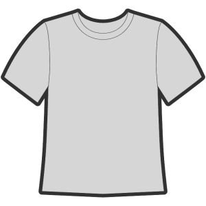 300x300 T Shirt Clip Art For Reuse Clipart Panda