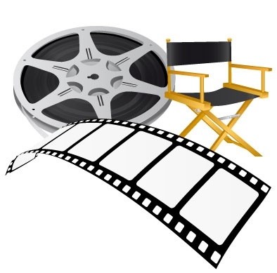 394x389 Movie Review Clipart