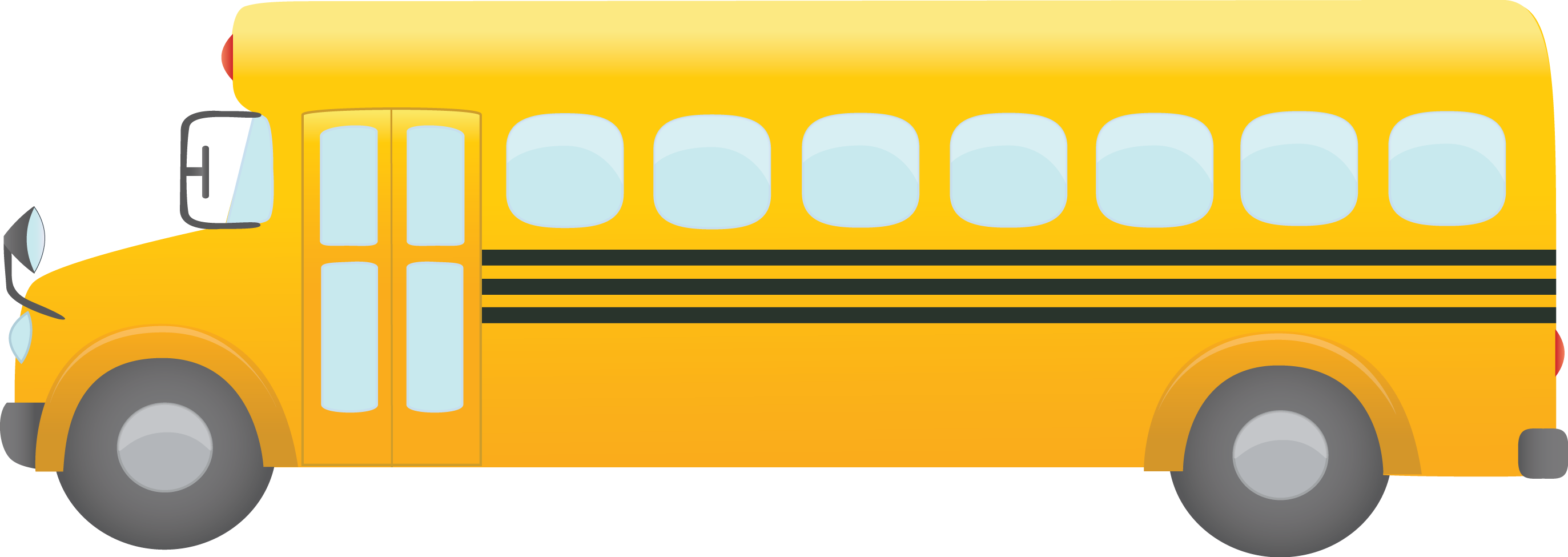 2746x975 Bus Clipart Transparent Png