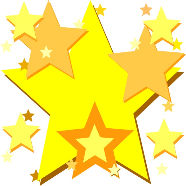 600x600 Yellow Star Yellow Stars Clip Art