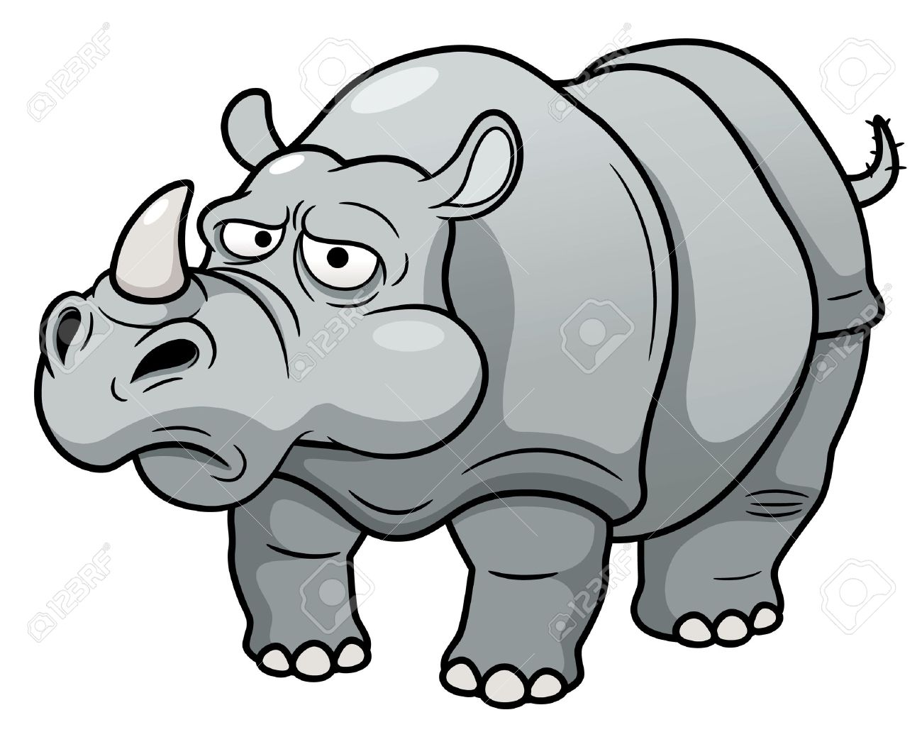 1300x1056 Rhino Clipart Real