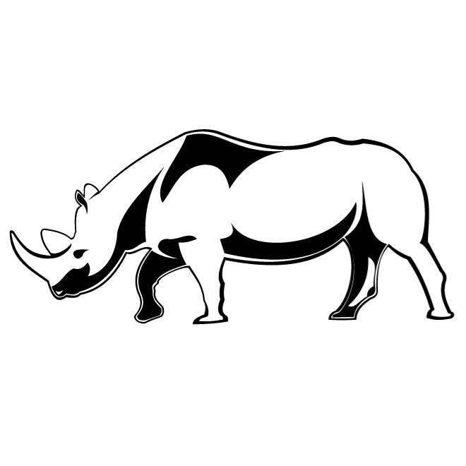 660x660 Rhino Clip Art