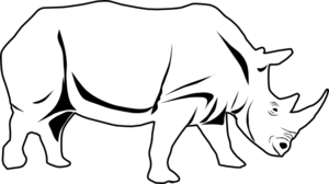300x168 Rhino Clip Art