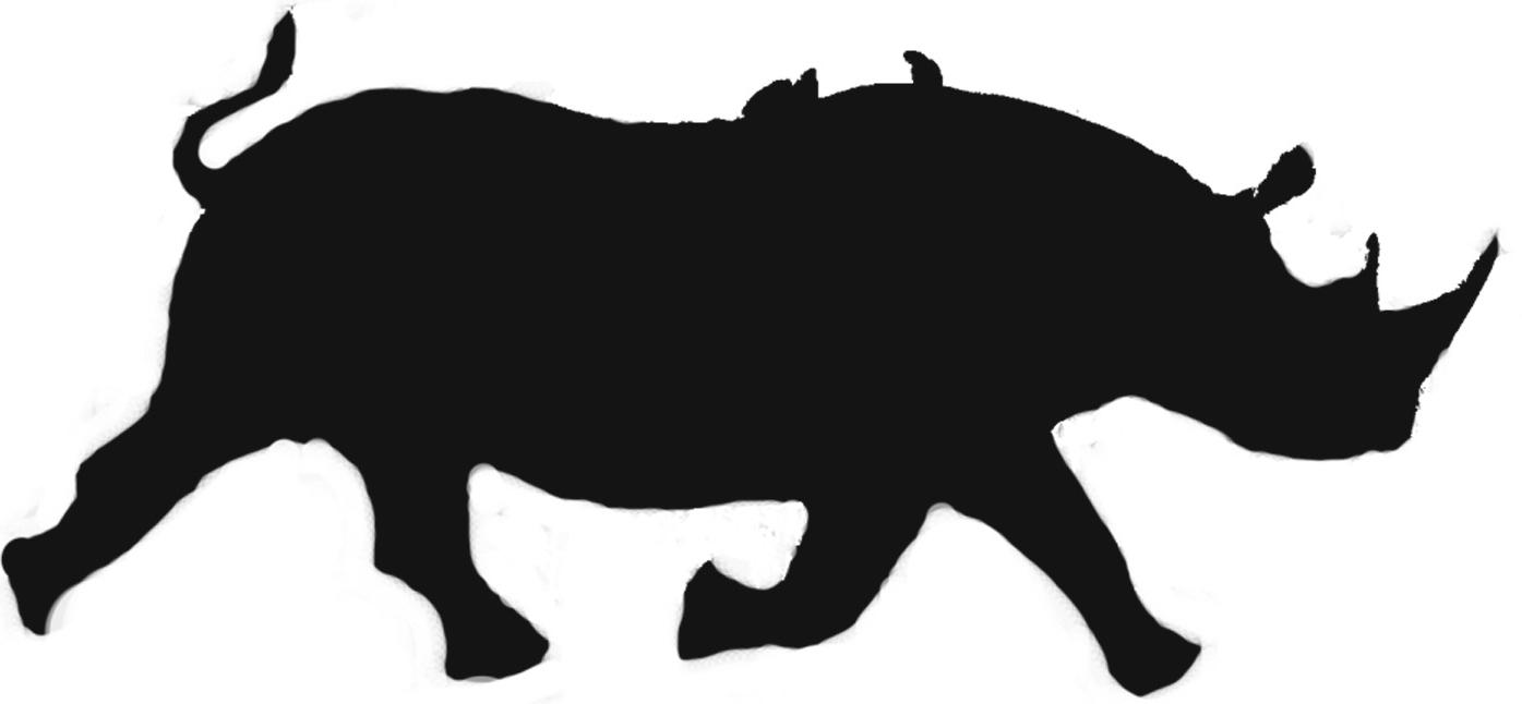 1395x646 Top 10 Black Rhino Silhouette For Kids Image