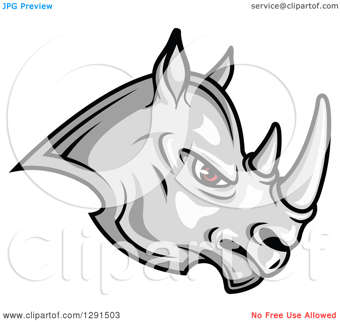1080x1024 Rhinoceros Clip Art