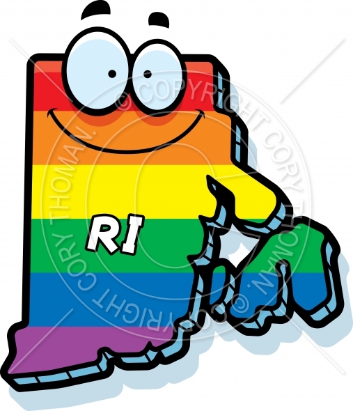 507x590 Cartoon Rhode Island Gay Marriage Vector And Royalty Free License