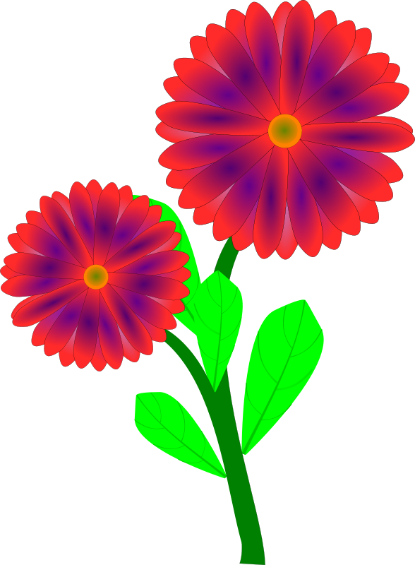 588x800 Daisy Clipart Spring Scene