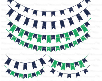 340x270 Green Banner Clip Art