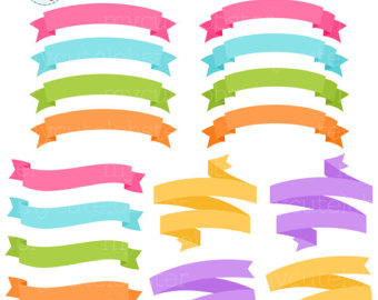 Ribbon Banners Clipart 