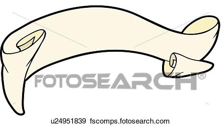 450x258 Clip Art Of Ribbon, Ribbons, Scroll, Scrolls, Banner, Banners