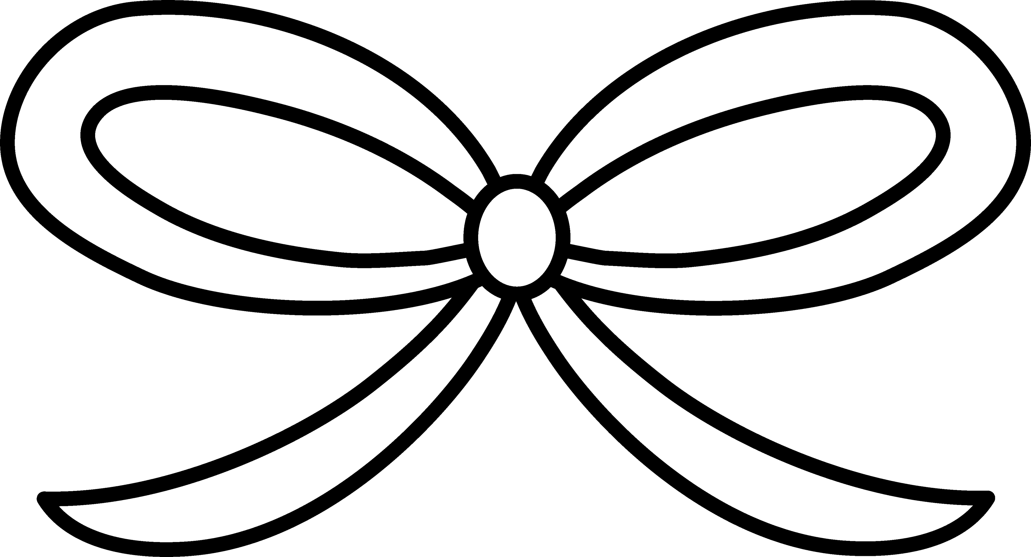 4117x2226 Ribbon Clipart Bow