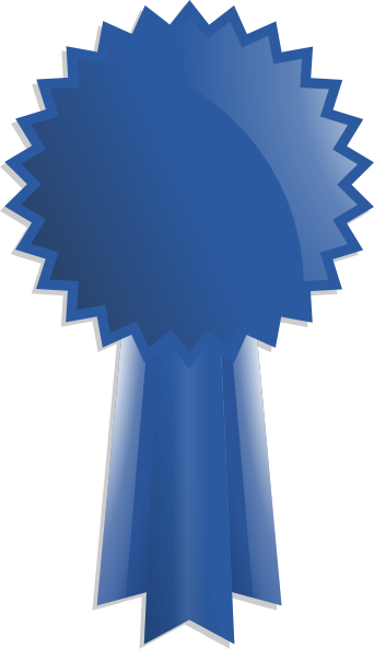 342x593 Clip Art Blue Ribbon Awards Cliparts