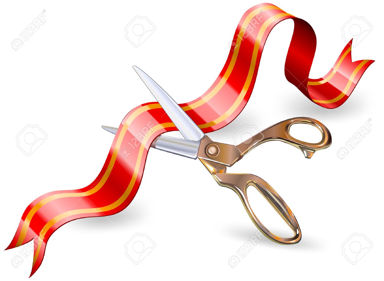 Ribbon Cutting Clipart | Free download on ClipArtMag