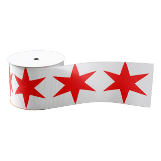 324x324 Chicago Flag Craft Ribbon Zazzle