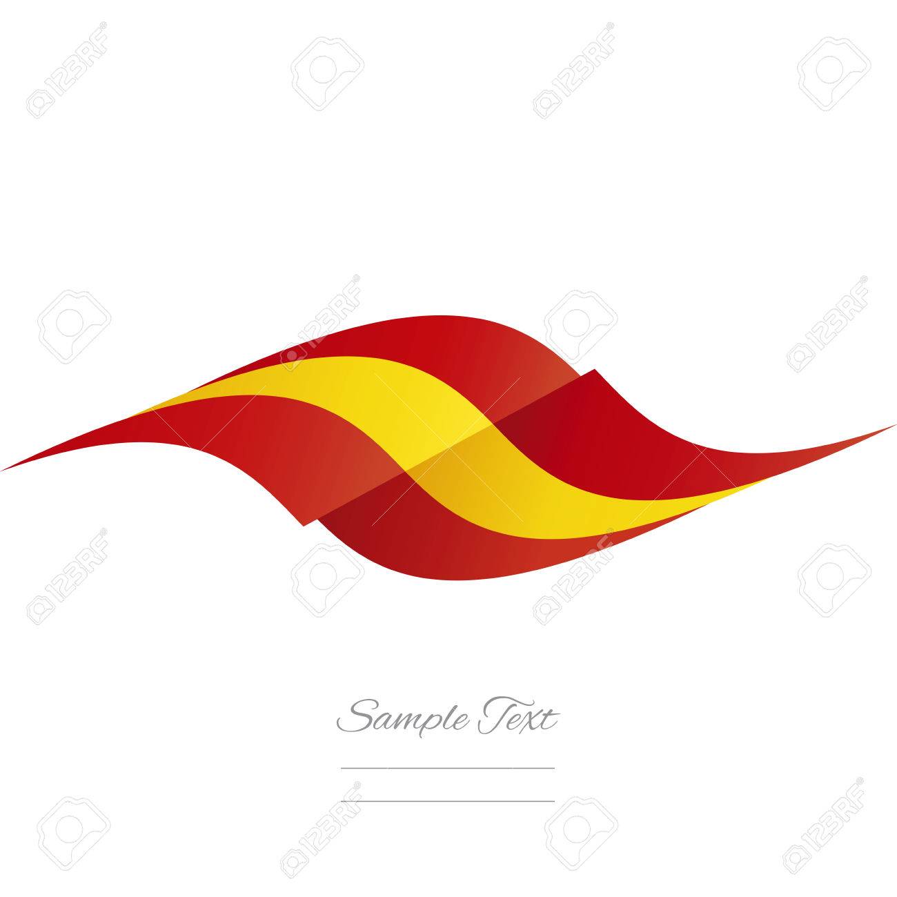 1300x1300 Spain Flag Ribbon Vector Image Design Floor Plans Online Free