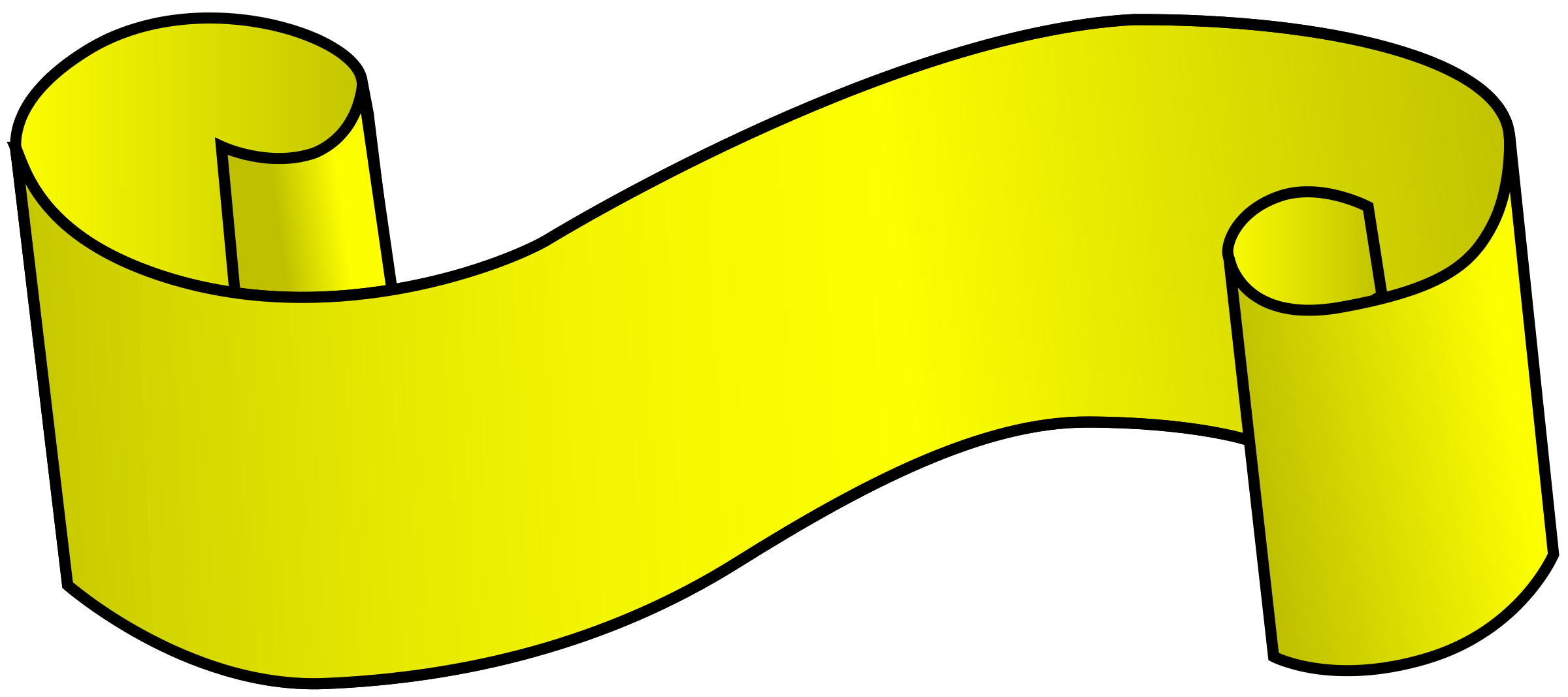 2400x1067 Ribbons Clip Art