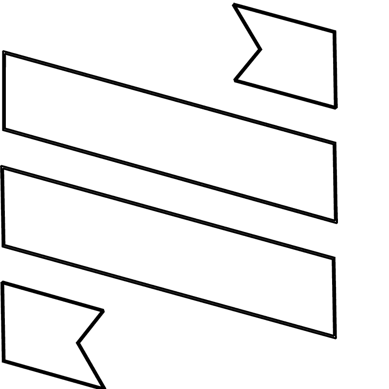 800x800 Coiled Spaced Outline Ribbon Rubber Sta Border Miscellaneous