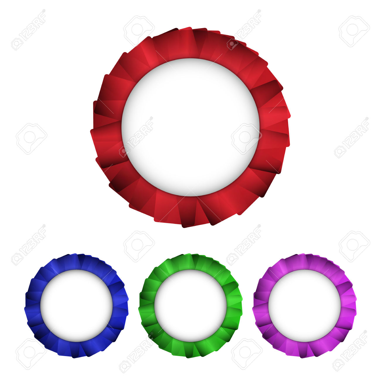 1300x1300 Round Ribbon Clipart