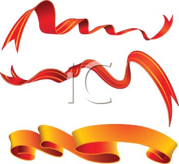 350x320 Gold Ribbons