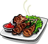 170x156 Ribs Clip Art