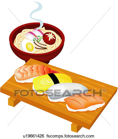 401x470 Clip Art Of Cuisine, Japan, Rice, Egg, Fish, Japanese Food, Food