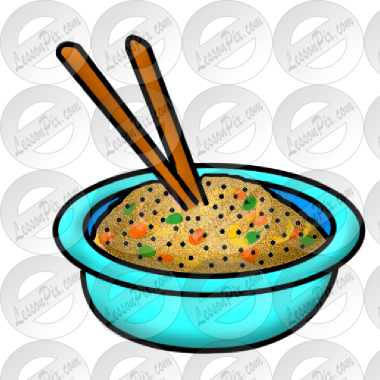380x380 Fried Rice Picture For Classroom Therapy Use
