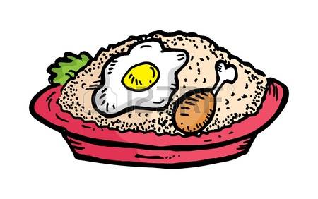 450x282 Bowl Rice Food Clipart Black And White