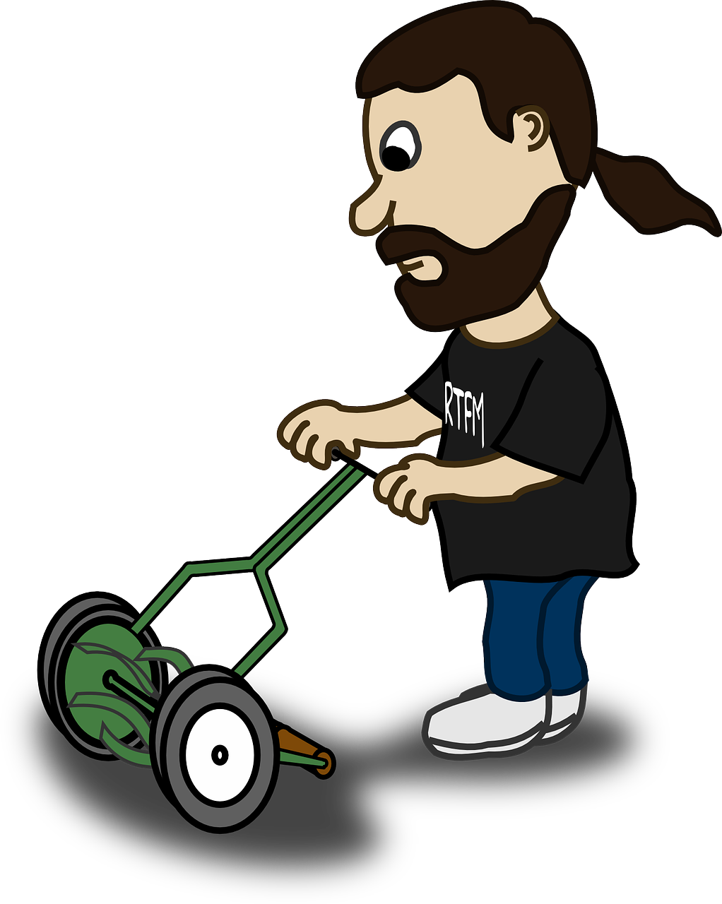 1022x1280 No Gasoline Lawn Mower Clipart