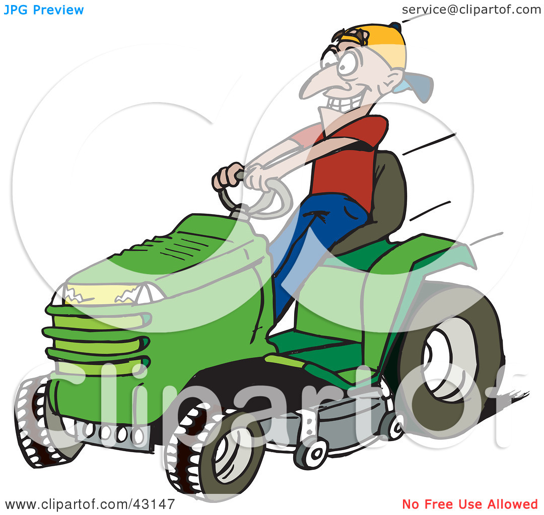 1080x1024 Mower Man Clipart