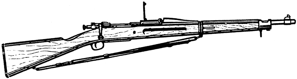1024x274 Springfield M1903 Rifle Clipart Etc