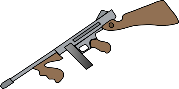 600x301 Assault Rifle Clipart Military