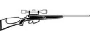 314x109 Hunting Rifle Clipart