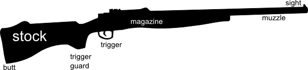 600x138 Rifle Gun Png, Svg Clip Art For Web