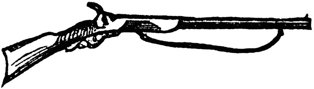 1024x291 Rifle Clipart Musket